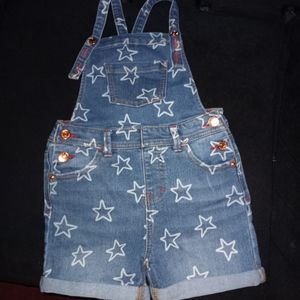 Toddler girl denim jumper